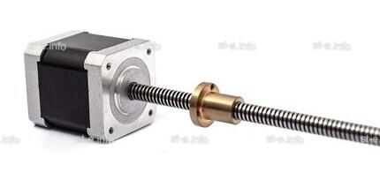 Шаговый двигатель 42HSL48-1204JA08-E146 (Tr8*4) - st-e.info - Нягань